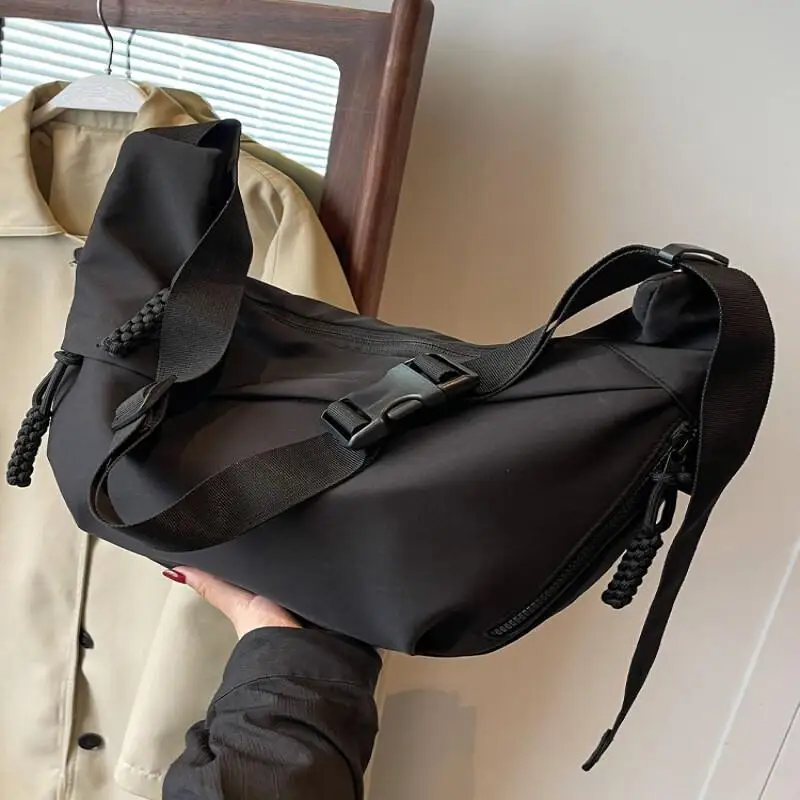 Newstyle Oxford Cloth Campus Lazy Wind Handheld Storage Bag Crossbody Fashion Autumn Collection Trend Wear-Resistant Storage Bag