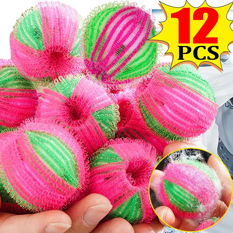 Washing Machine Hair Filter Balls Pet Cat Hair Remover Catcher Reusable Clothes Stain Removal Dirty Collection Cleaning Balls