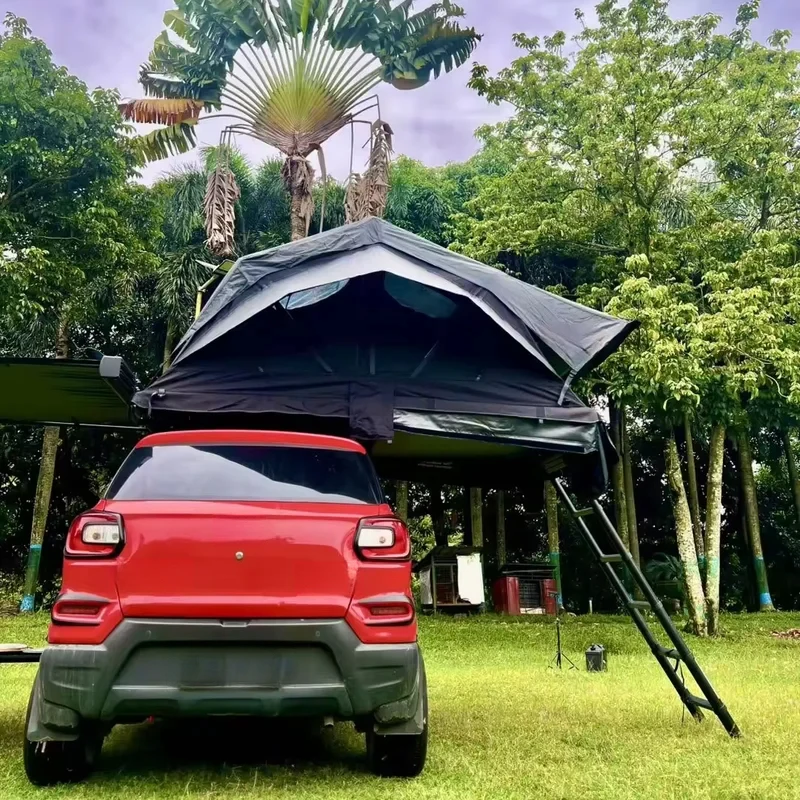

Automatic Soft Shell Rooftop Tent, Waterproof Fabric Custom Tent for Vehicle Camping