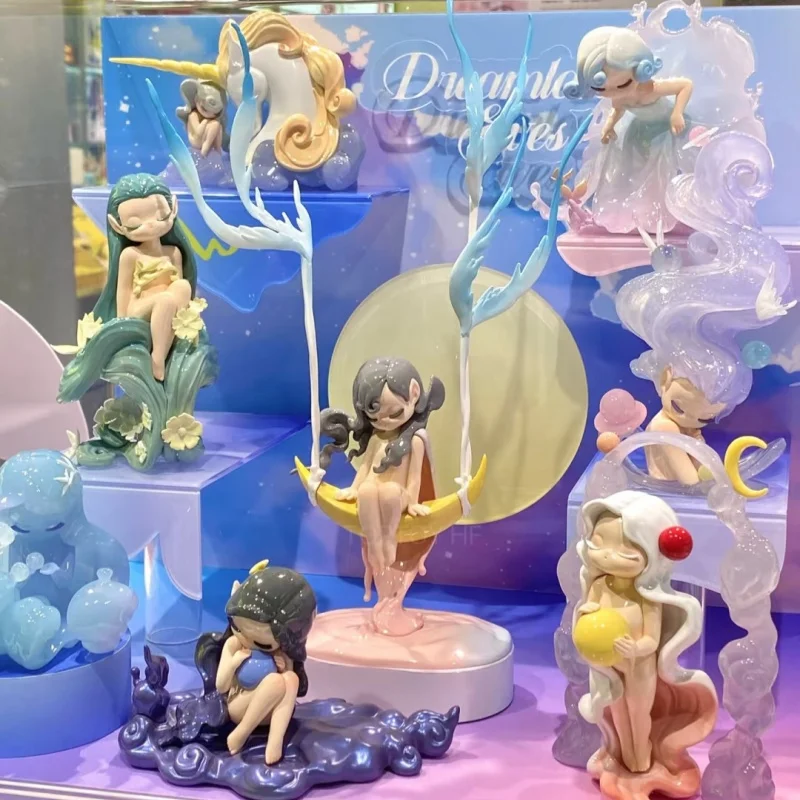 

52 игрушки Sleep Dreamland Elves Series слепая коробка аниме милые персонажи модные игровые куклы украшение для рабочего стола игрушки подарки для девочек