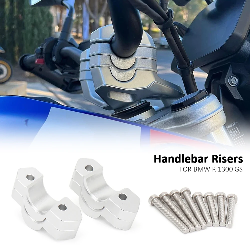 

Motorcycle Accessories For BMW R 1300 GS R1300GS r1300gs R1300 GS 2023 2024 Handlebar Riser Bar Mount Handle Clamp Aluminum Kit