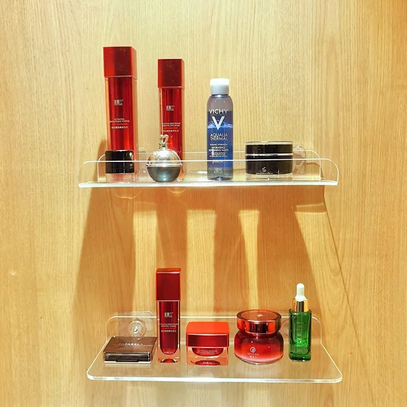 Cosmetics Wall-mounted Rack Without Punching Holes The Wall Toilet Storage Rack Carrello Estetica Bathroom Storage Box Shelf