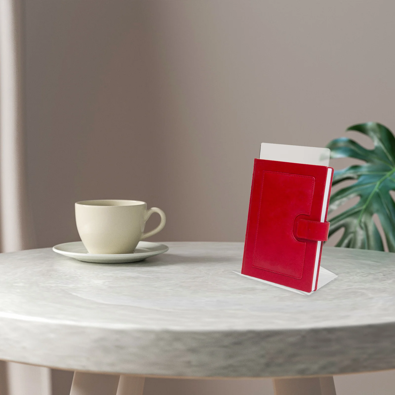 

Transparent Acrylic Book Stand for Books Magazines Display Stand Desktop Organizer Clear Book Support Rack Shelf Holder