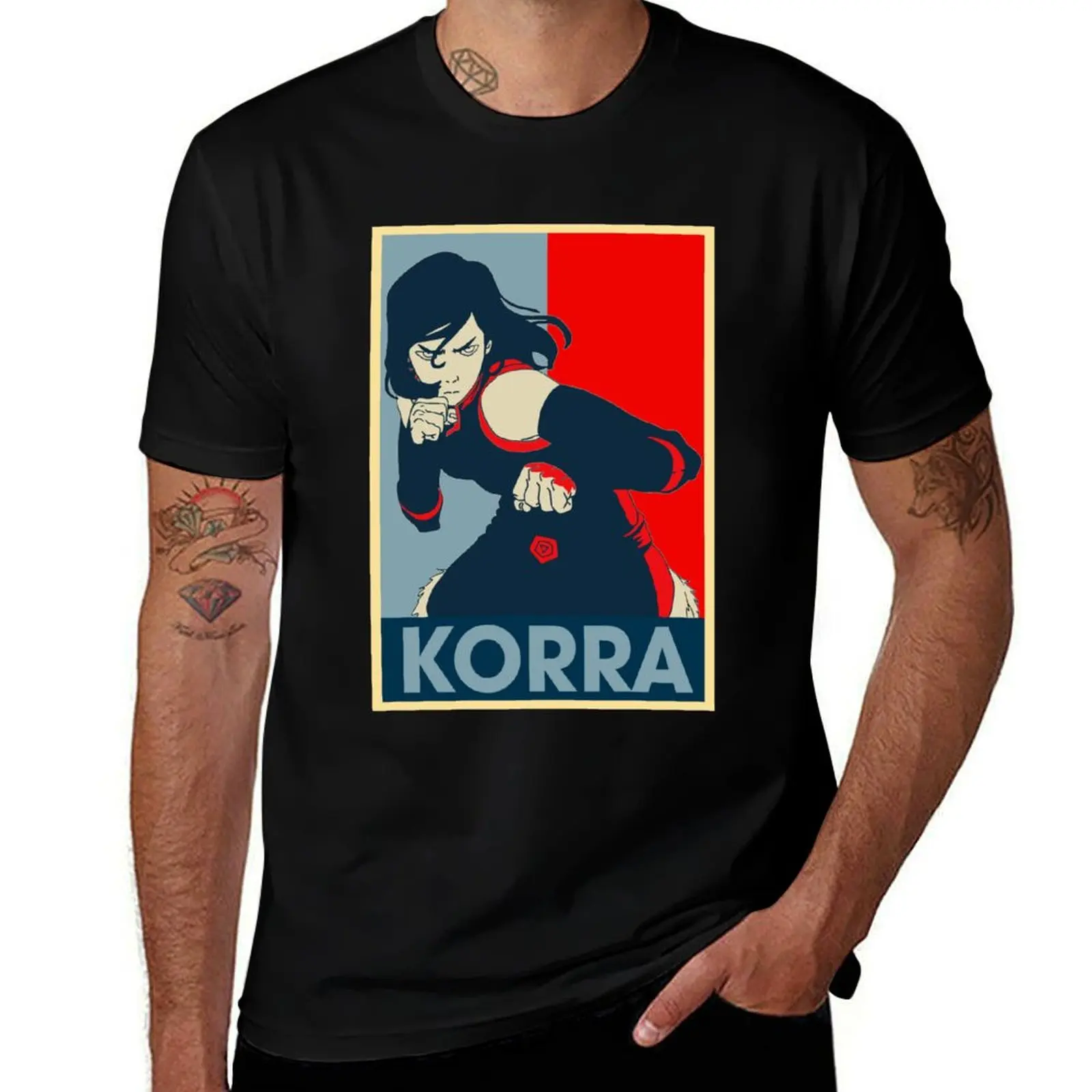 

The Legend of Korra Anime Korra Art T-Shirt funny gifts new edition man clothes funny t shirts for men