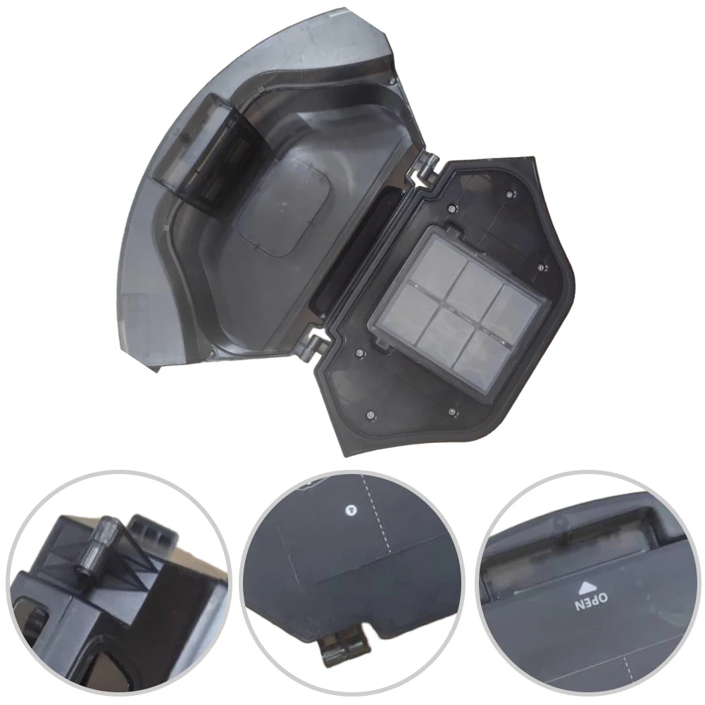 1 قطعة ABS صندوق غبار بلاستيكي وفلتر HEPA جمع الغبار الفعال ل Eufy L50 L50 SES L60 L60 للمكنسة الكهربائية الروبوتية الهجينة