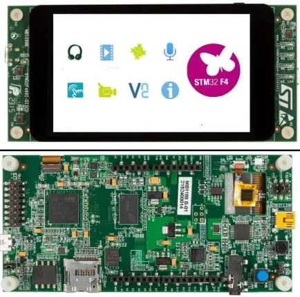 Kit de descubrimiento ARM STM Original, STM32F469I-DISCO, con placa de desarrollo MCU STM32F469, NUCLEO-F401