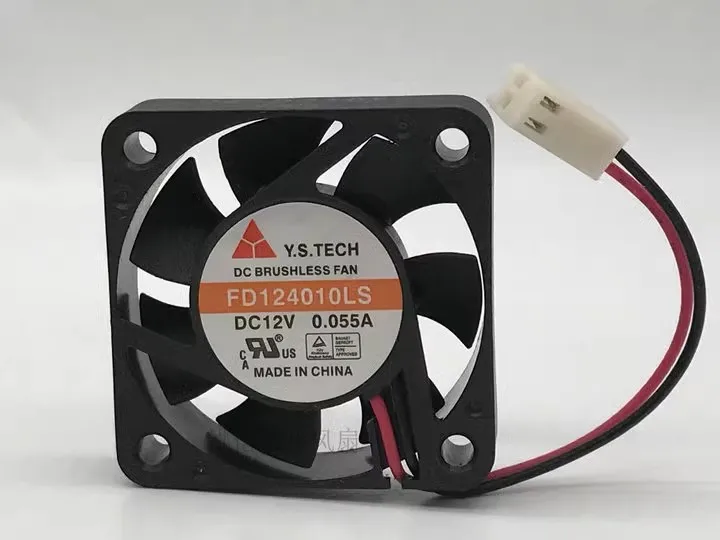 Free shipping new Y S 4010 FD124010LS DC12V 0.055A 2-wire ultra quiet fan