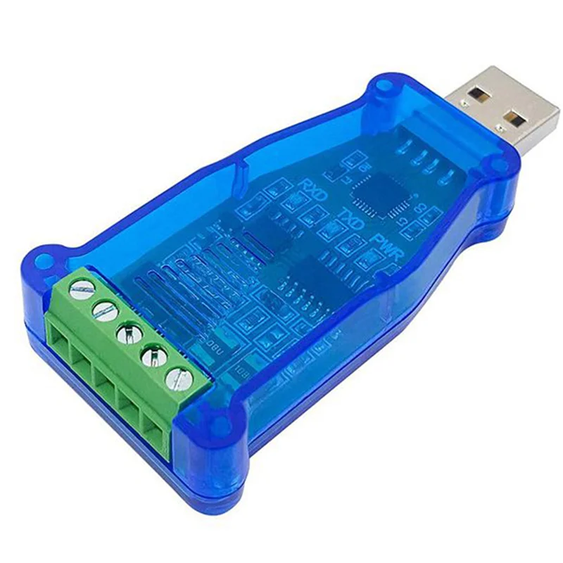 

T82C Лидер продаж-8 шт. преобразователь USB в RS485, изолирующий модуль, обновление промышленного телевизора, защита от электростатического разъема CH340E, стандартный разъем RS-485