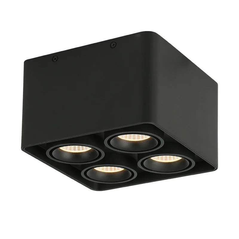 

Spotlights Bedroom Four-head Dare Light Double-head No Main Light Living Room Lighting Suction