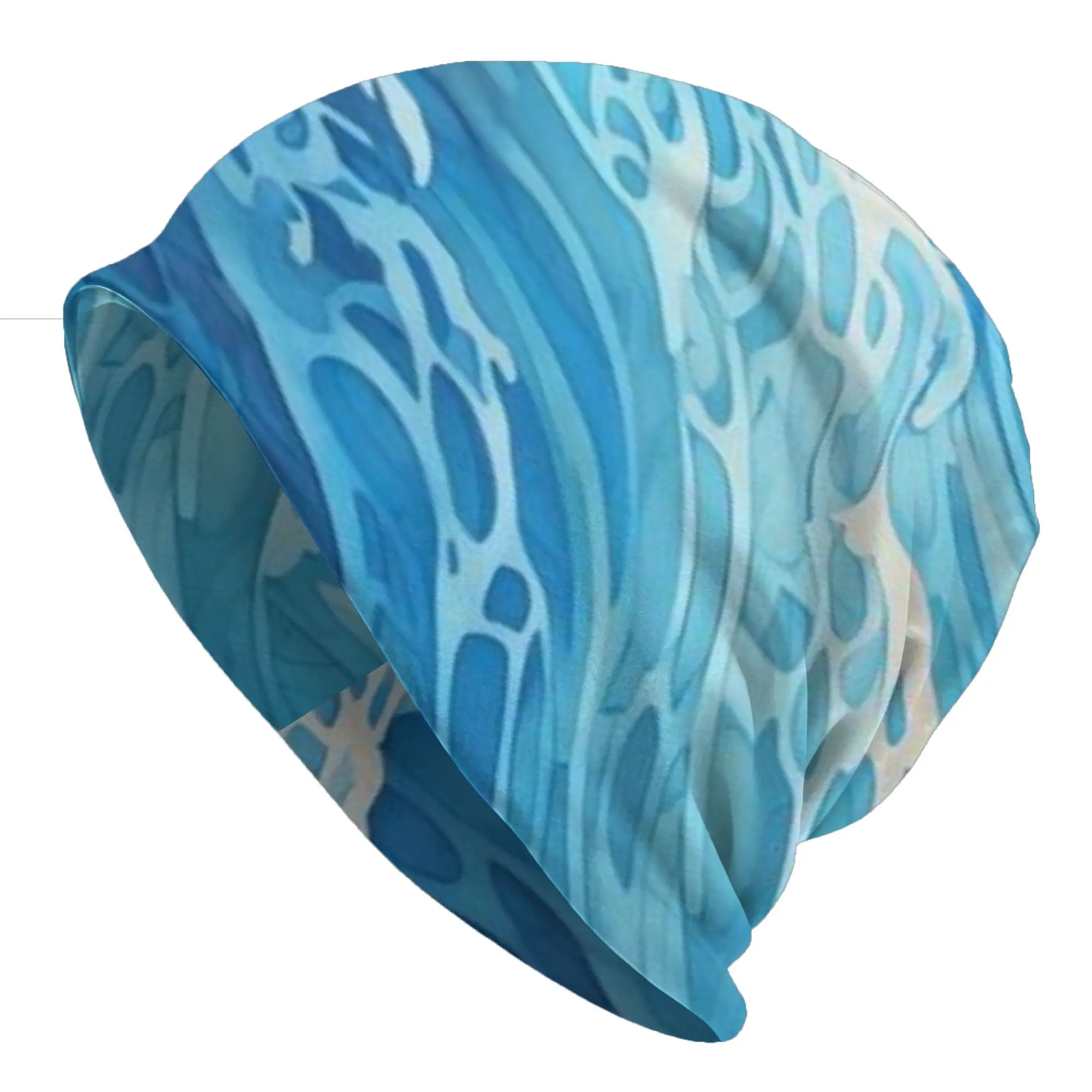 Bonnet Hats Sea Wave Men Women's Thin Hat Blue (17) Warm Cap Hip Hop Skullies Beanies Caps