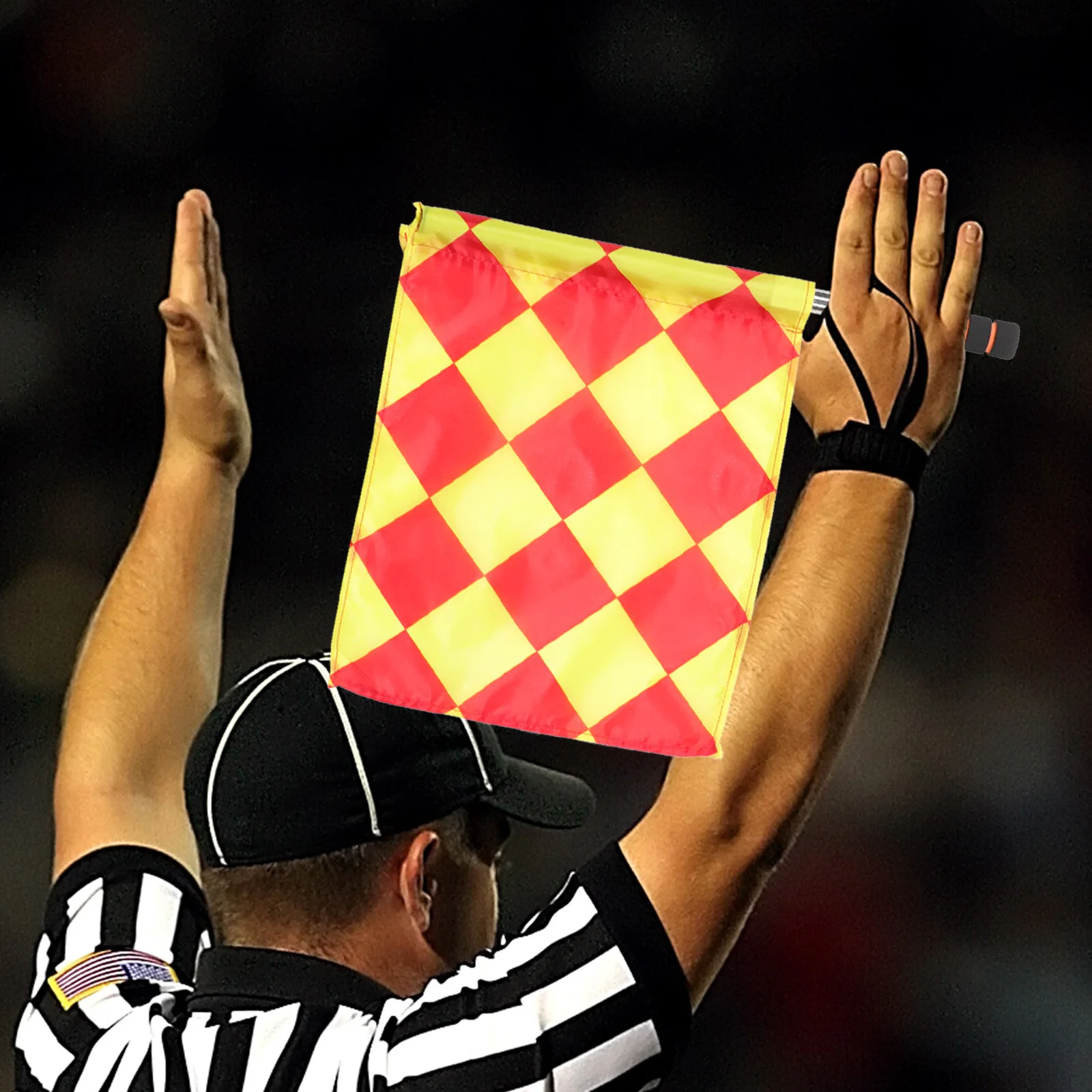 

Referee Banner Set Football Gear Equipment Soccer Kit Flags Field Red and Yellow Cards for Pvc