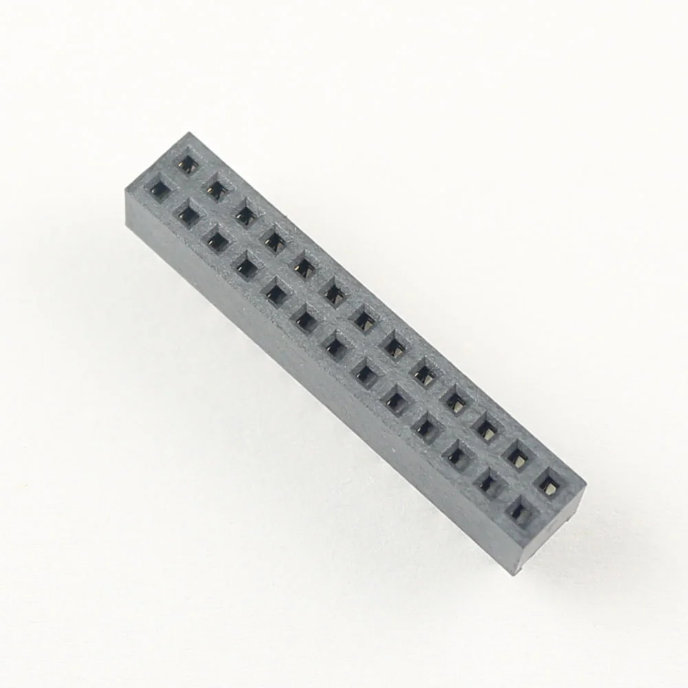20個2mm 2.0ピッチ2x1326ピンメスデュアルストレートヘッダーソケット