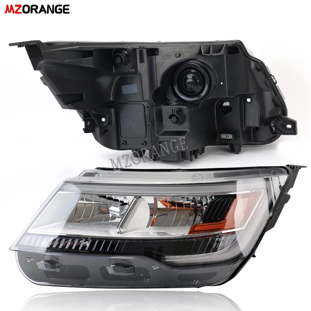 Faro de coche para Ford Explorer 2016-2017 2018 XLT/limitado/faros de platino luz de señal de giro DRL accesorios de haz bajo y alto