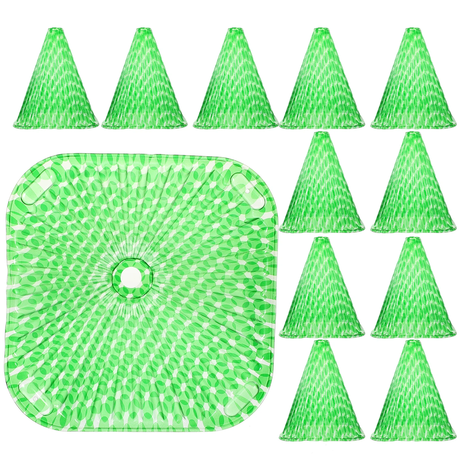 

10pcs Plant Covers Frost Protection Winter Garden Cloches Nursery Protective Cover Non-metal Plant Protection Gardening