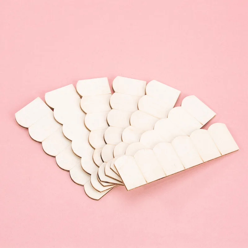 3picecs 1:12 poppenhuis miniatuur accessoires DIY houten dakgordels 12 stks/pak - huisbouw decor