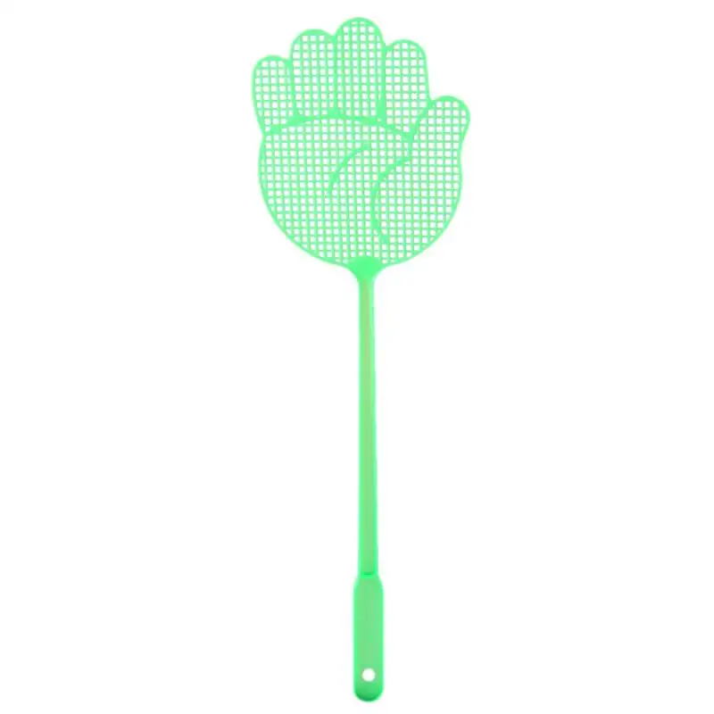 1~6PCS Palm Shaped Fly Swatter Plastic Fly Swatters Mosquito Pest Control Insect Killer Home Kitchen Accessories Random Color images - 6