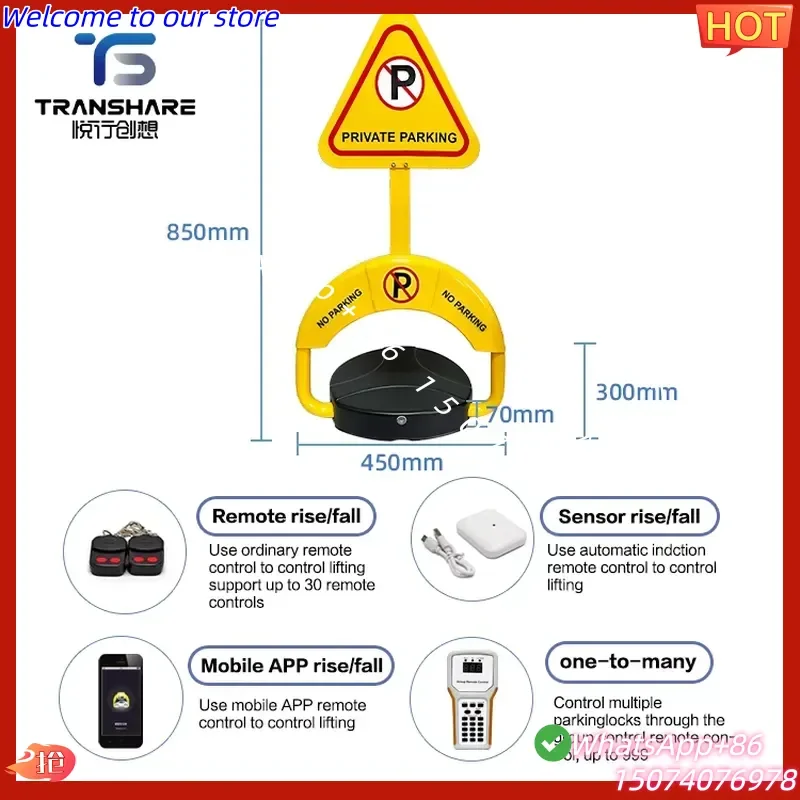 2026 Wholesale Direct Sales Impact-Resistant Non-Deformable Customizable Color Parking Lock for High-End Apartment