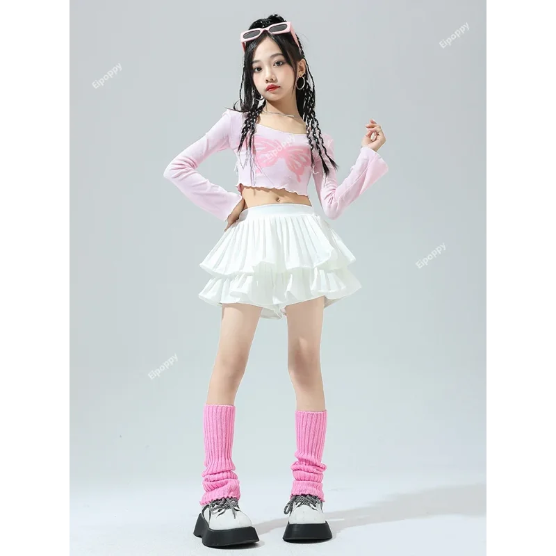 

Girls Jazz Dance Clothes Kids Hip Hop Street Dance Performance Clothes hiphop Walking Cheerleader Stage Performance Costume