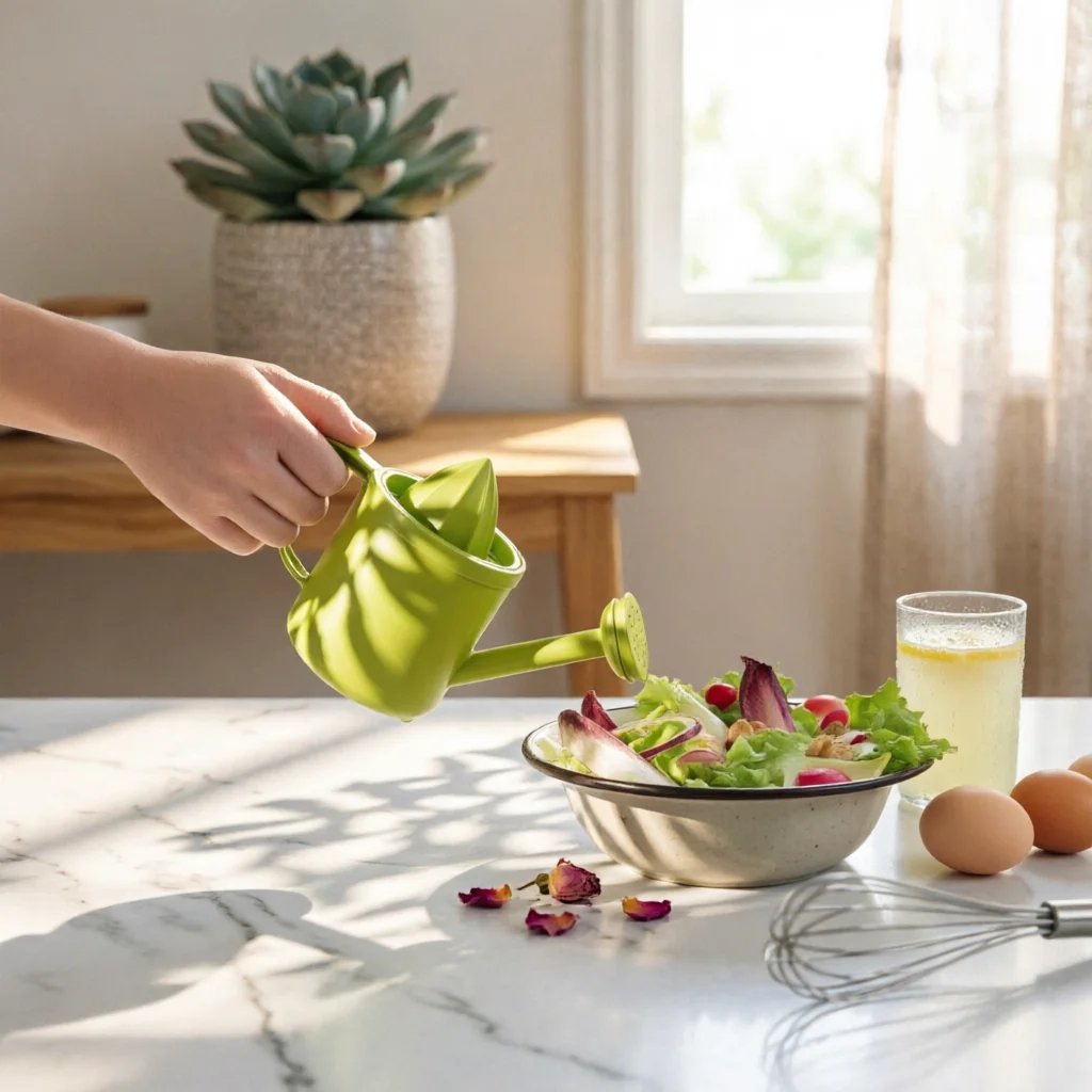 Manual Lemon Juicer Side Handle Lemon Juicer Handheld Lime Juicer Watering-Can Shaped Kitchen Tool Compact