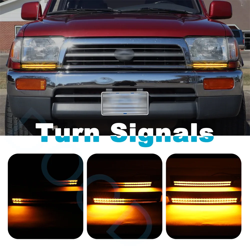 

Автоаксессуары подходят для Toyota 4runner 1996-2002 гг. Дневные ходовые огни Противотуманные фары
