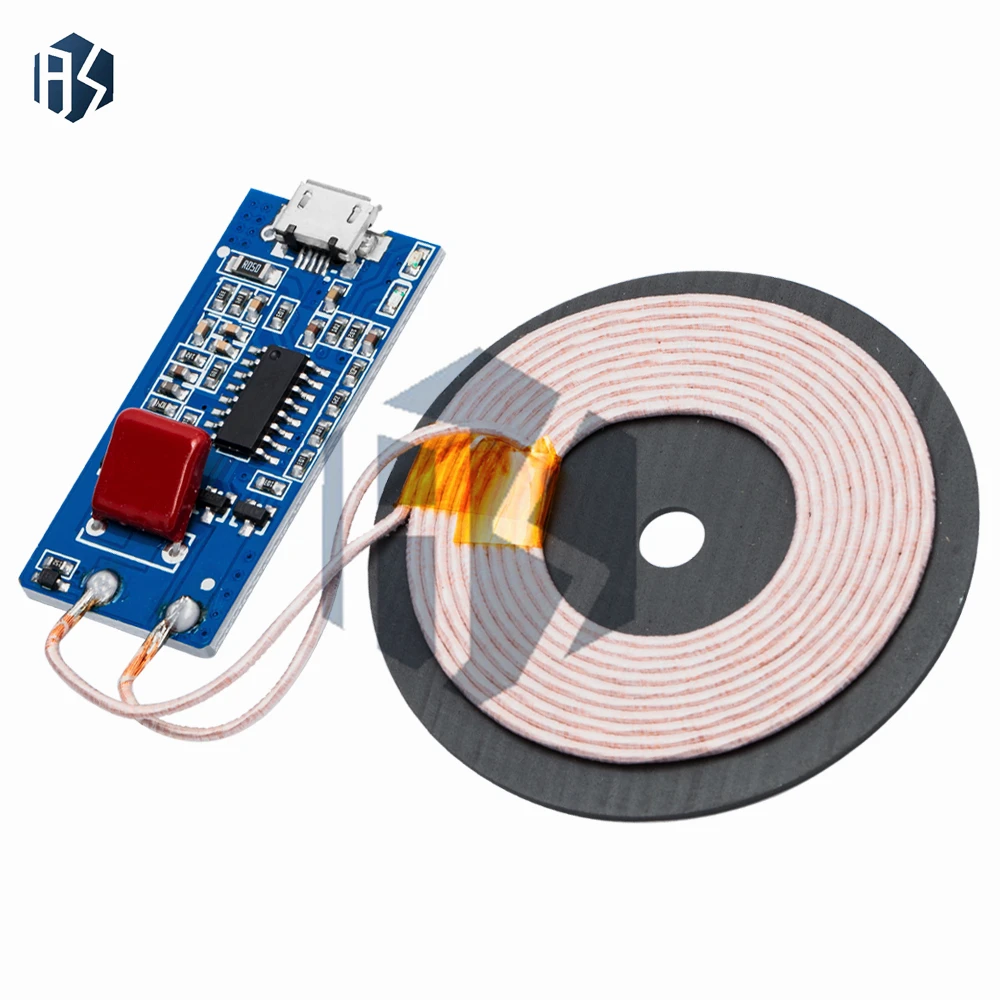 5V 1A wireless power supply/charging 5W wireless charger transmitter universal quick charge DIY Micro USB