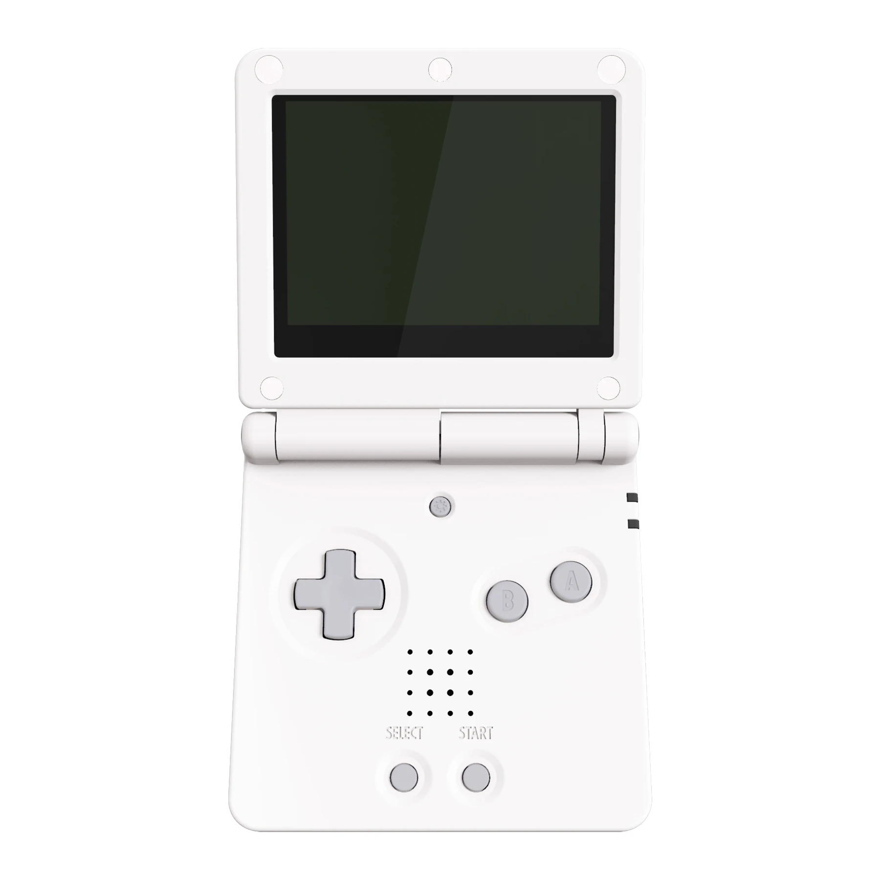 Skorupa wymienna obudowa ekstremalnego dla Gameboy Advance SP (GBA SP) -biała