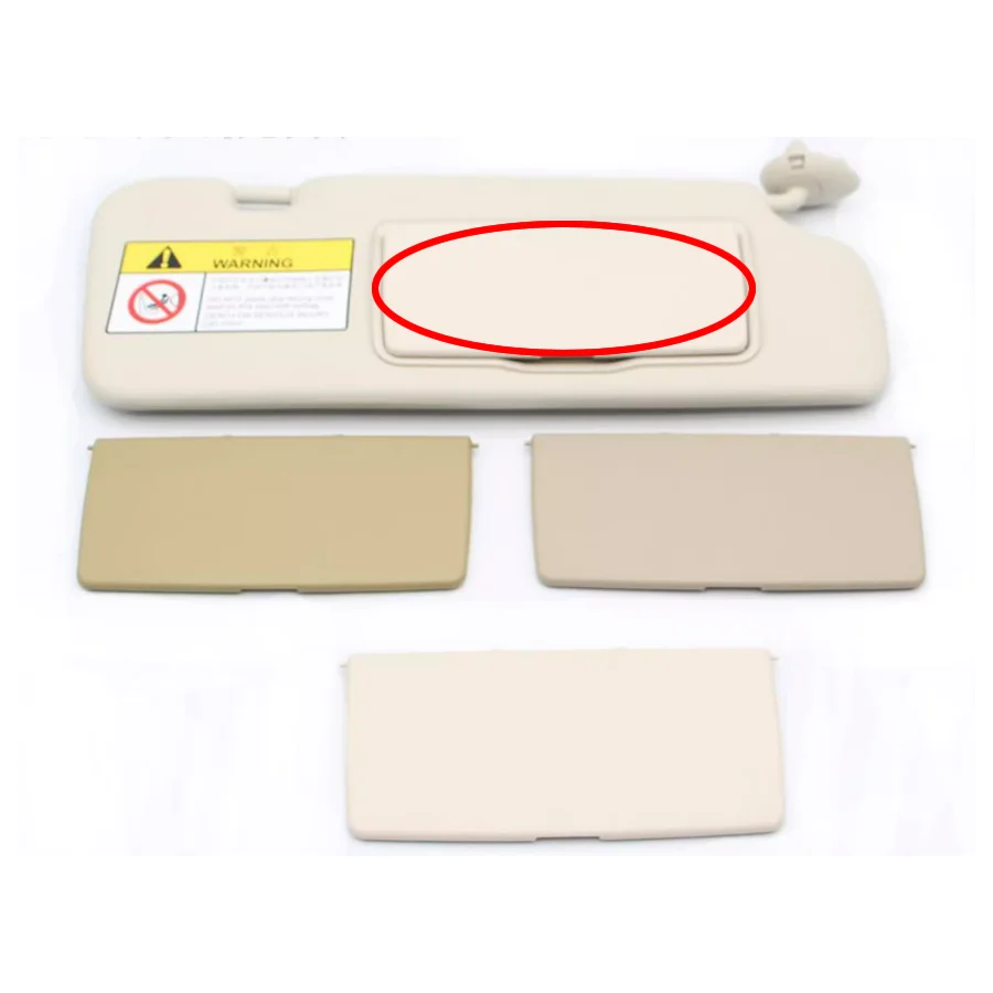 For  Honda CRV 2007-2017 Sun Visor with Makeup Mirror Flip Cover Sunshade Mirror Cover Car Accessory