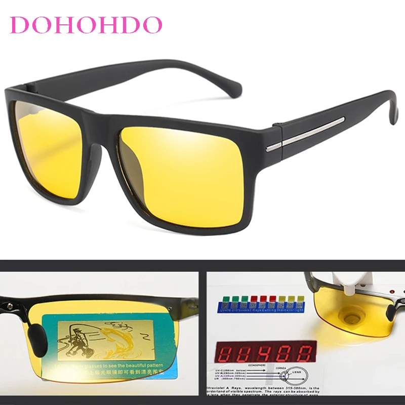 

Classic Polarized Sunglasses Men Women UV400 Brand Design Driving Anti-Glare Night Vision Goggles Male Eyeglasses Lunette Homme