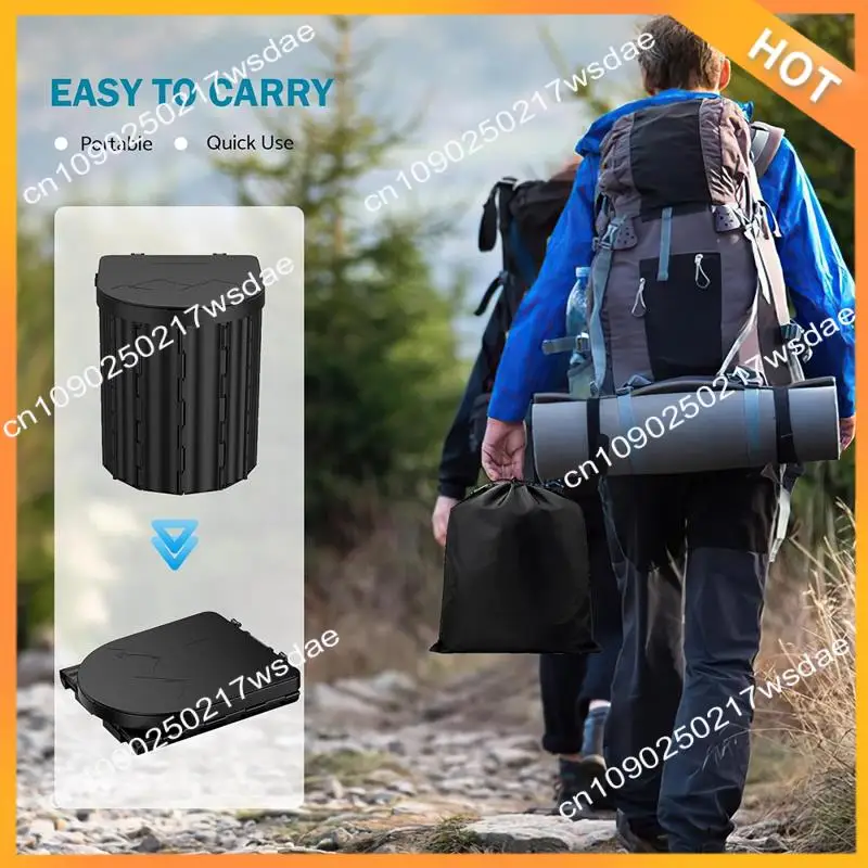

X08A Portable Toilet Upgraded Toilet Seat With Removable Paper Holder, Camping Toilet For Indoor, Outdoor
