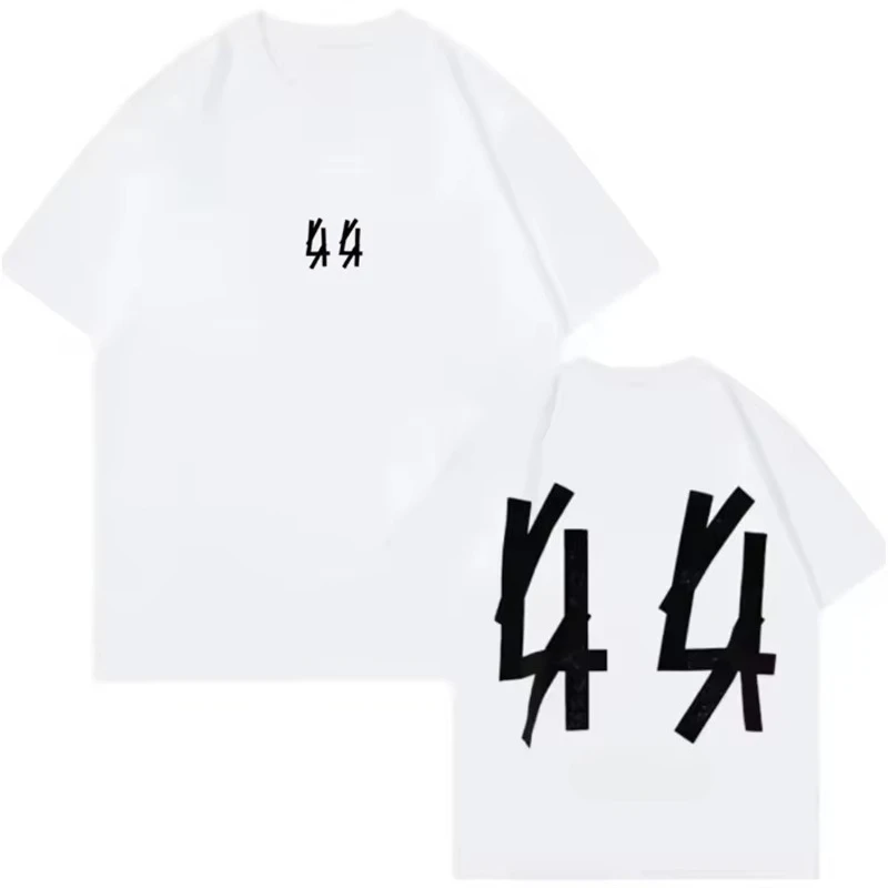 2026 44 Label Group Cotton Hip Hop T-Shirt Unisex Streetwear Short Sleeve Round Neck Print Casual crop top pro choice