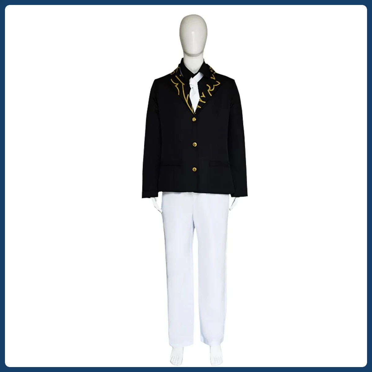 

New Anime Kibutsuji Muzan Demon King Cosplay Costume Halloween Outfits Carnival Party Men Suit