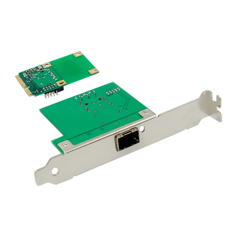 SUNWEIT ST7241 MiniPCIE Intel I210 Single-SFP Fiber Server NIC in Stock