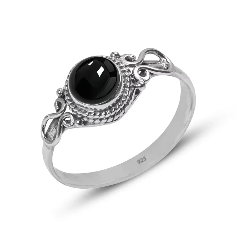 925 Sterling Silver Labradorite Gemstone Ring