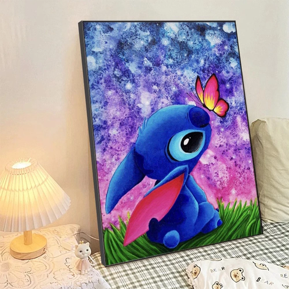 Cartoon Diamond Painting Disney Stitch New Collection Full Diamond Mosaic 5D DIY Cross Stitch Kits Diamond Art Home Decoration