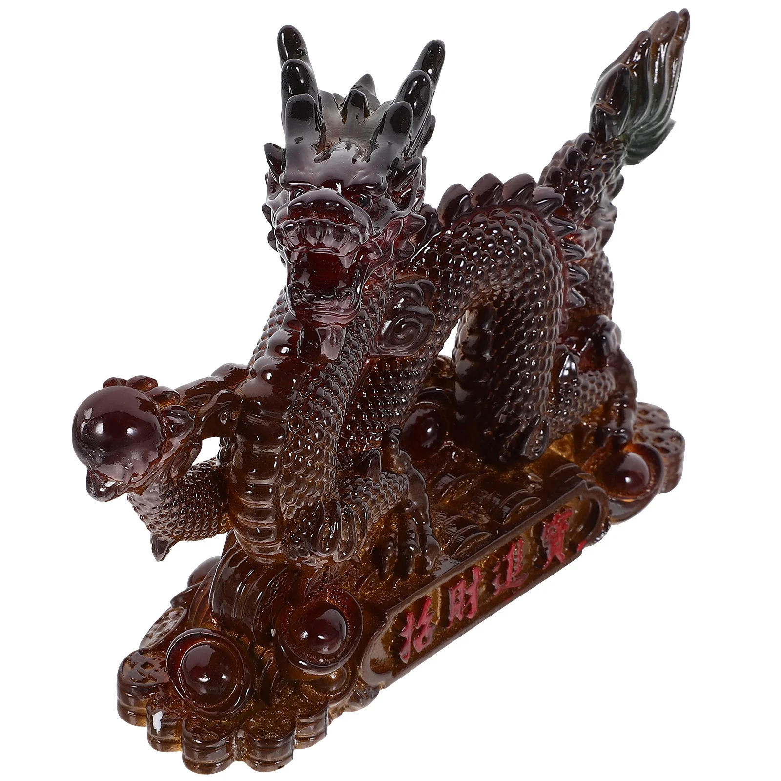 

Wealth Figurines Color Changing Pet Resin Crafts Decor Intricate Details Auspicious Prosperity Home Desk