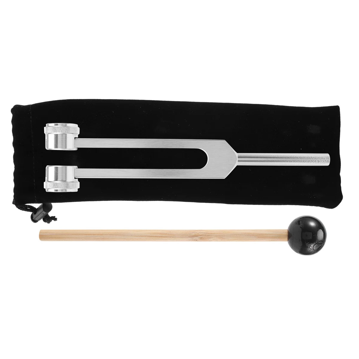 ABKO-256Hz 256C diapasón de aleación de aluminio con martillos para pruebas de sistema nervioso terapia de curación de sonido cuidado de la salud