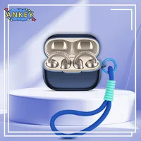 Funda protectora con Clip para Moto Buds, cordón de nailon, cubierta suave, carcasas para auriculares, funda antipolvo, accesorios de correa de cuerda de mano