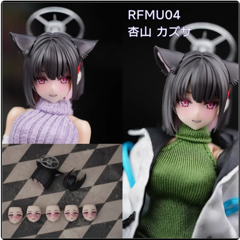 

SH STUDIO RFMU04 1/12 Soldier Goddess Device Hair Tyle Eyes Decal Set Resin GK Modified Parts Model Accessories In Stock