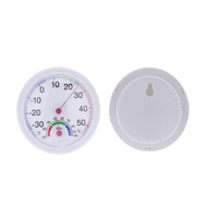 Temp Temperature Meter Mini Analog Display Hygrometer Office Household Indoor Clock-shaped Outdoor Wet Humidity