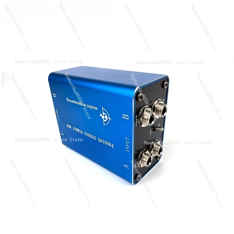 Dual DI Box Electric Guitar Electric Bass Mixer Connector Impedance Converter Two-way Converter Guitar DI