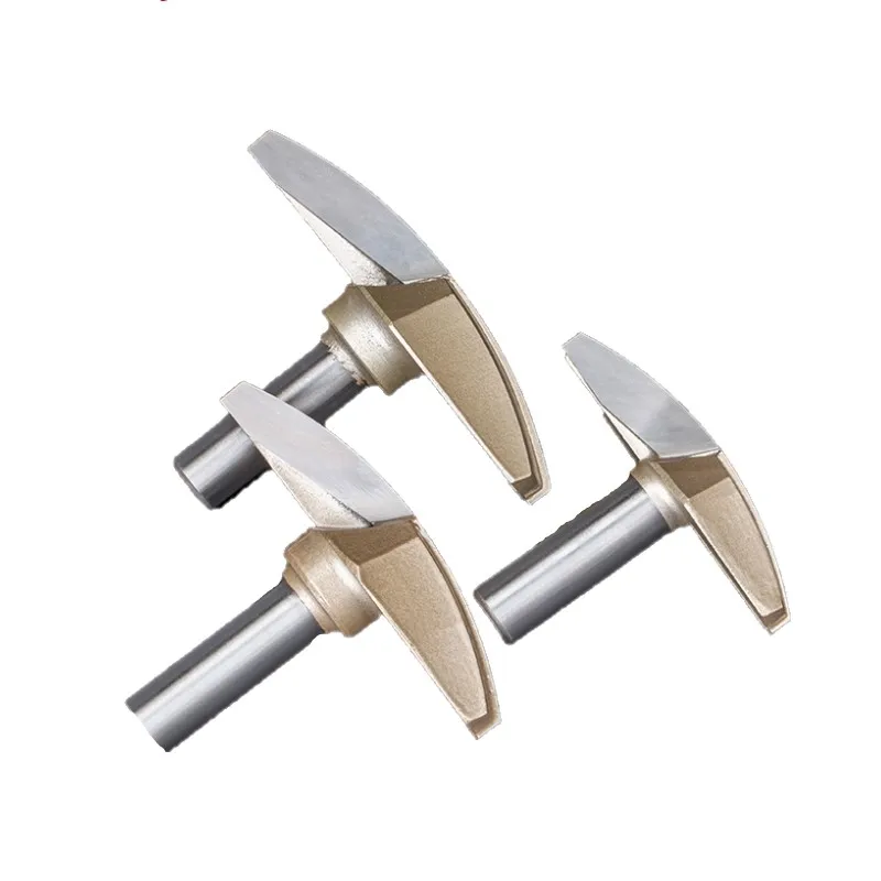 1/2 Handle Thin Circular Bottomed Knife Use for Trimming Engraving Machine Woodworking Milling Cutter Slotting Router Bit