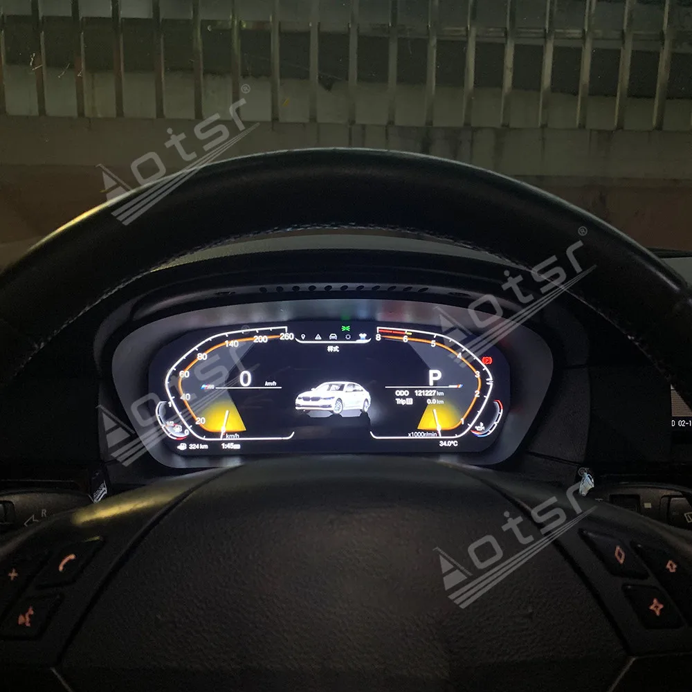 For BMW 5 Series 5GT F07 F10 F11 2009 2010 2011 2012~2016 Speed Meter LCD Cluster Instrument Panel Multimedia Player Dashboard