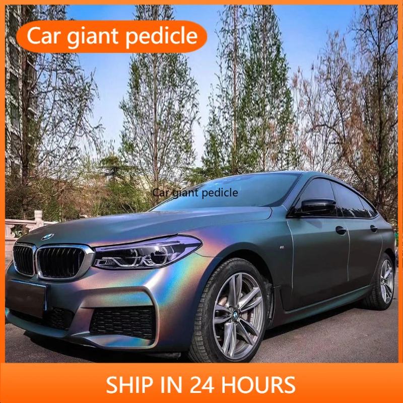 Highest quality matte Laser Grey vinyl Wrap Film Car Wrap Film Non degumming Non fading quality Warranty 1.52M*17M roll