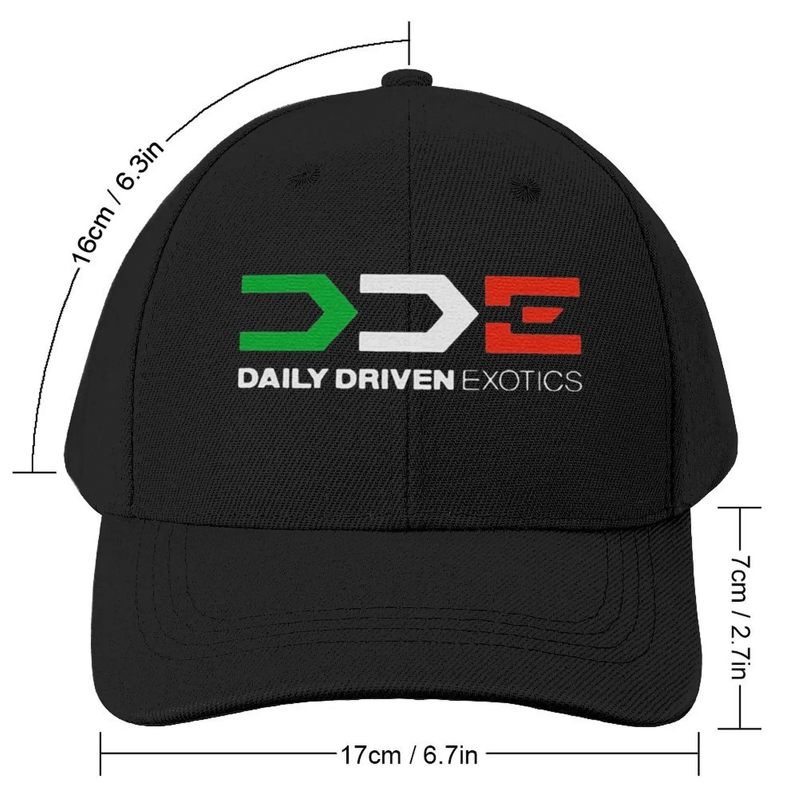 DDE Daily Driven Exotics Baseball Cap Vintage hard hat Military Cap Man Hats Man Women's