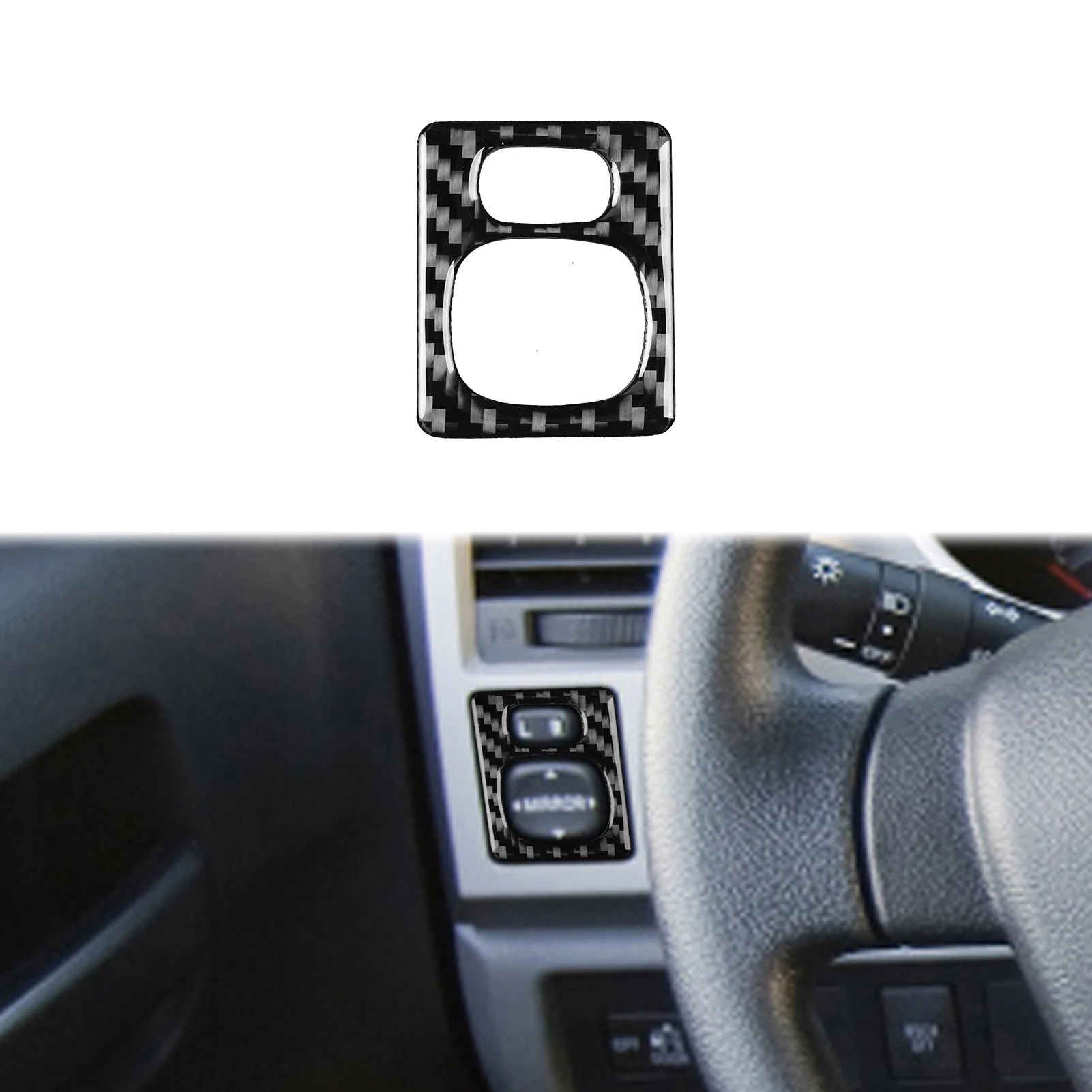 

Car Electrical Mirror Adjust Switch Frame Stickers For Toyota Tundra 2007-2013 Left Hand Drive