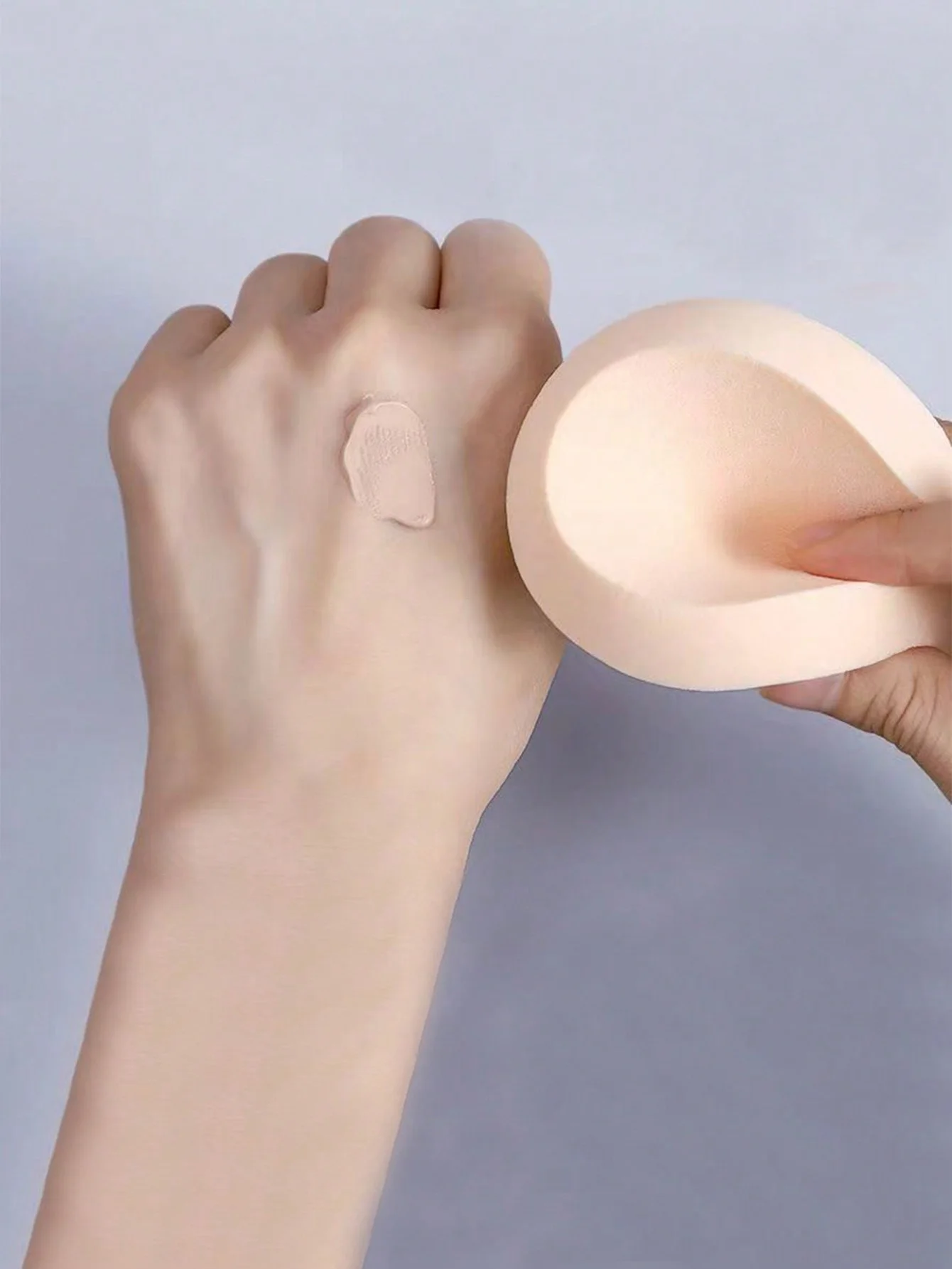 メイクアップスポンジパフ、ハート型、水滴型、様々な形状、乾湿両用