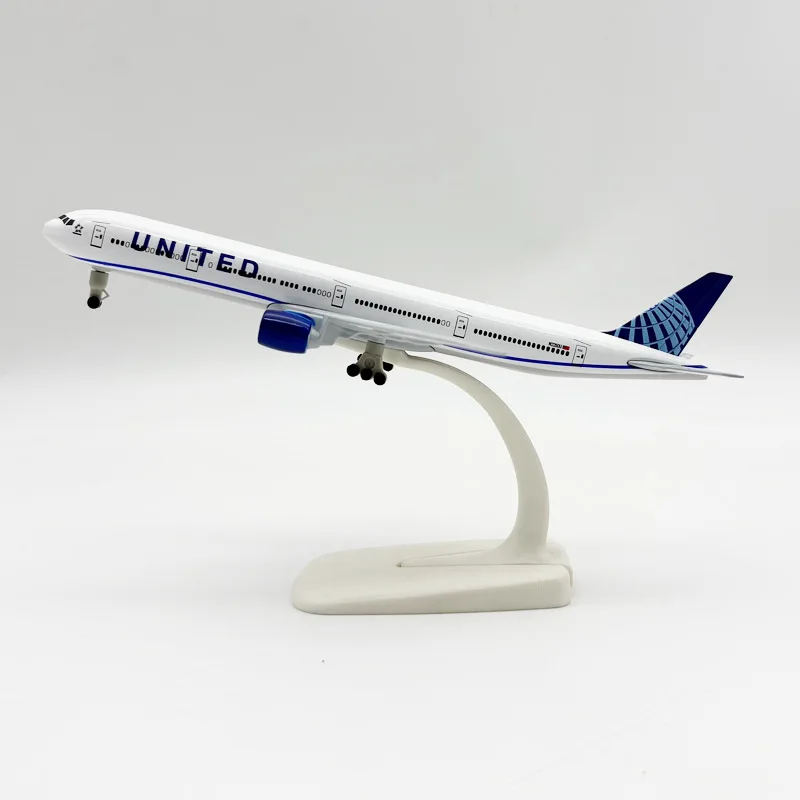 

20 см 777 B777 United Airway самолет игрушечная модель самолета литой под давлением металлический масштаб 1/400 самолеты детские игрушки самолет