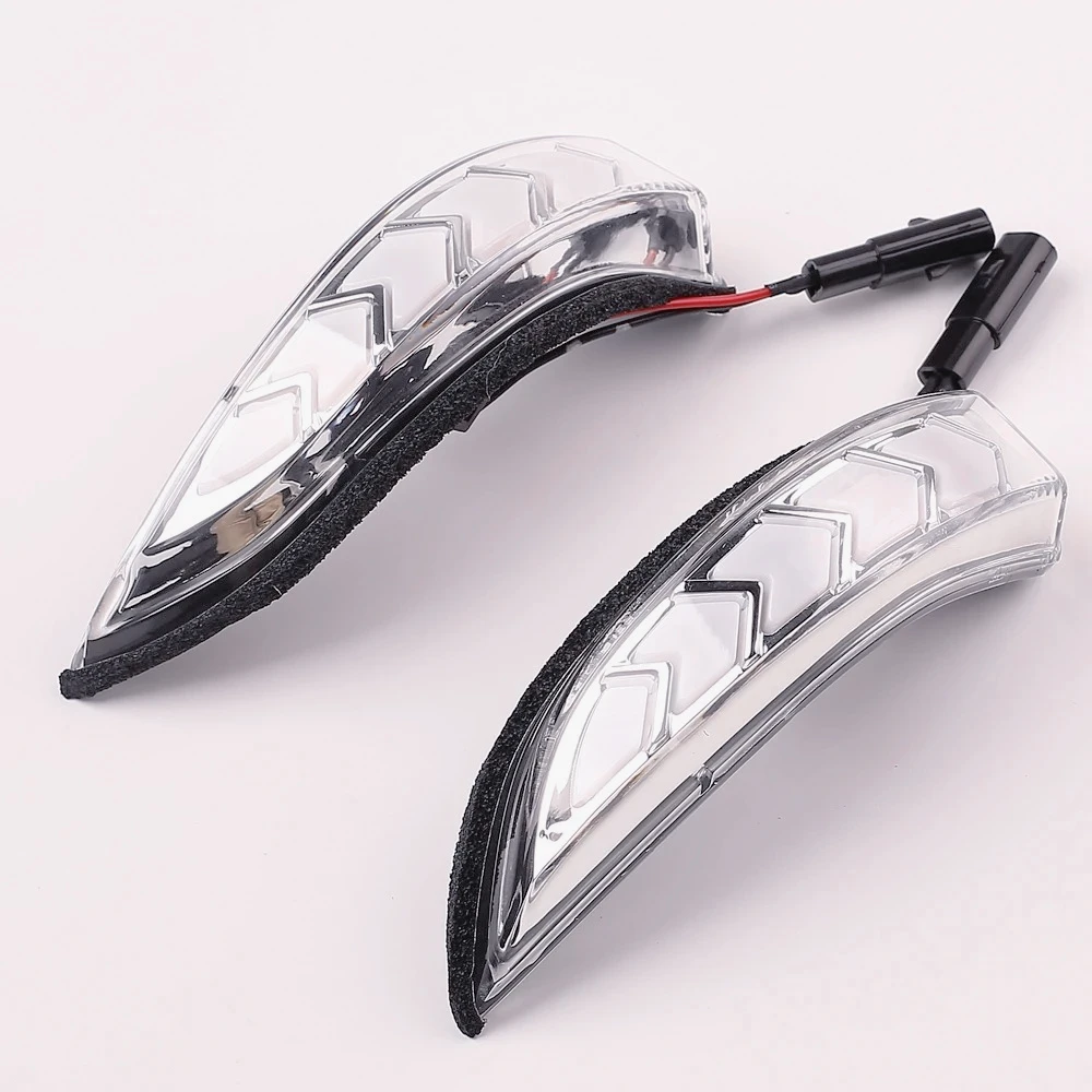 ZZ-2pcs LED Dynamic Turn Signal Blinker Side Rear-View Mirror Indicator Light For Toyota Auris E180 2013-2018 6
