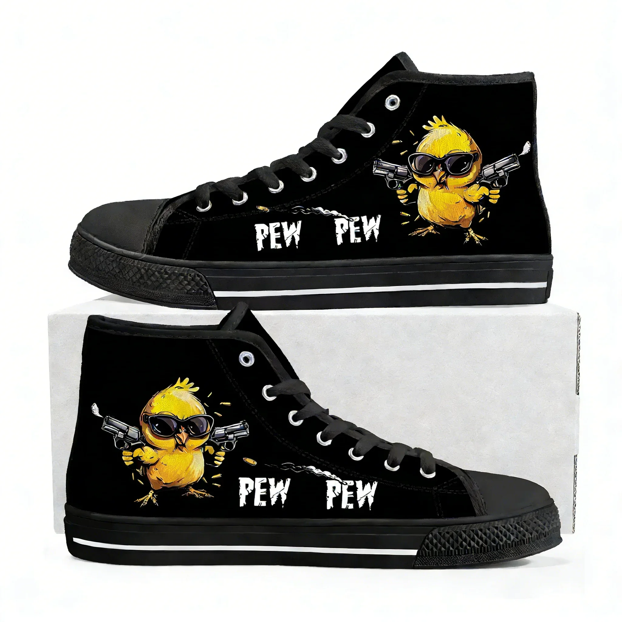 Pew Pew Madafakas Fun Pattern High Top Sneakers Mens Womens Teenager Lightweight Canvas Sneaker Ghana Hiking Casual Custom Shoes