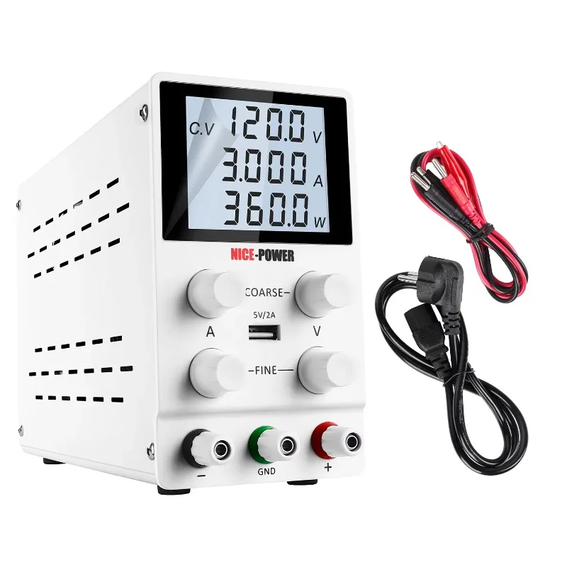 Recién llegados Power Sps1203D 120V 3A Fuente de alimentación CC variable regulada industrial